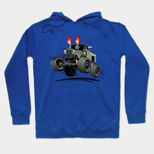 Cartoon monster truck Hoodie